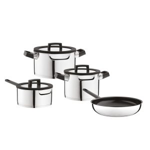 BergHOFF Katlu un pannu komplekts Uqonic Downdraft | 7 daļas, integrētiem tvaika nosūcējiem