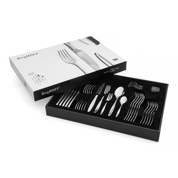 BergHOFF 30 daļu galda piederumu komplekts Folio | 6 personām, Nerūsējošais tērauds 18/10