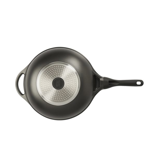 Wok panna RICHMOND ar stikla vāku 32cm
