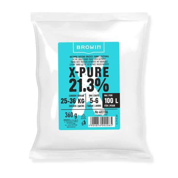 2 gab. TURBO X-PURE 100L turbo raugs 360g