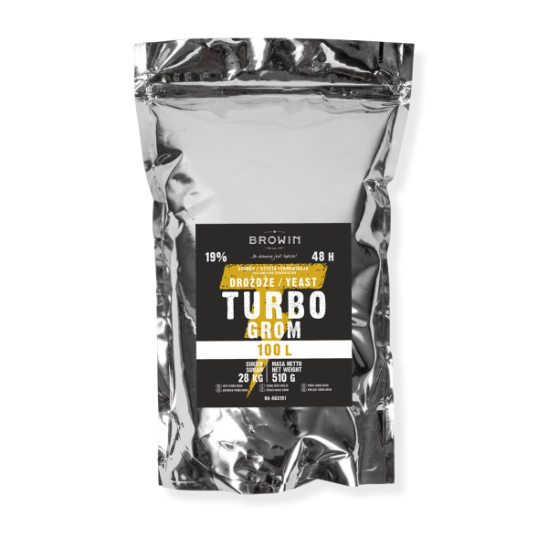 2 gab. TURBO GROM 48H 100L turbo raugs 510g