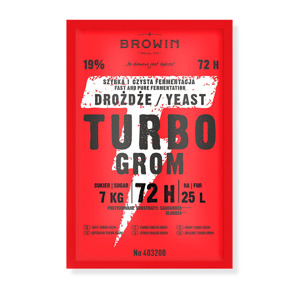 5 gab. Turbo GROM 72H turbo raugs 120g