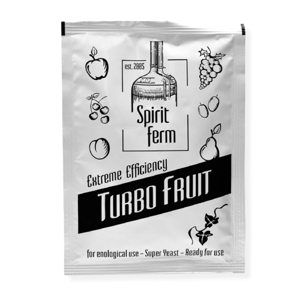 5 gab. TURBO FRUIT SpiritFerm raugs ar pektolāzi 40g