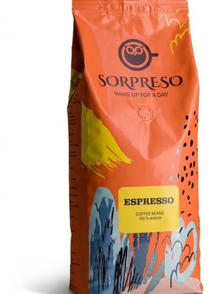 SORPRESO ESPRESSO Kafijas pupiņas | 1 kg, 100% Arabica