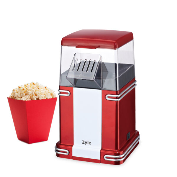 Zyle Popkorna pagatavošanas aparāts ZY130PM, 1200W | Retro stila, bez eļļas