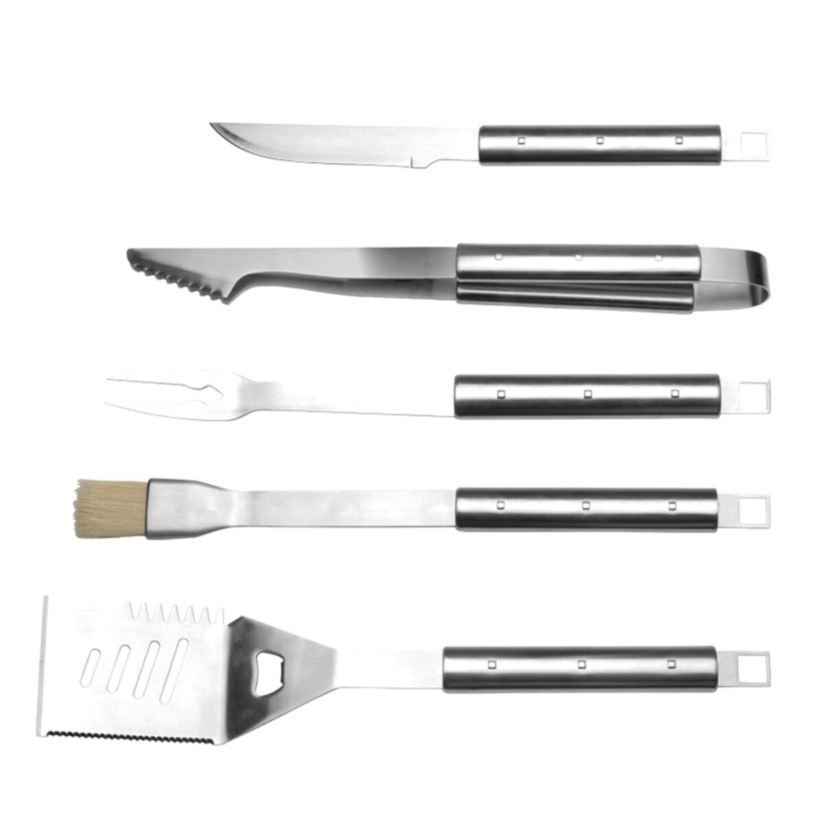 BergHOFF 6 daļu grila piederumu komplekts Cubo somā | Nerūsējošais tērauds - Image 2