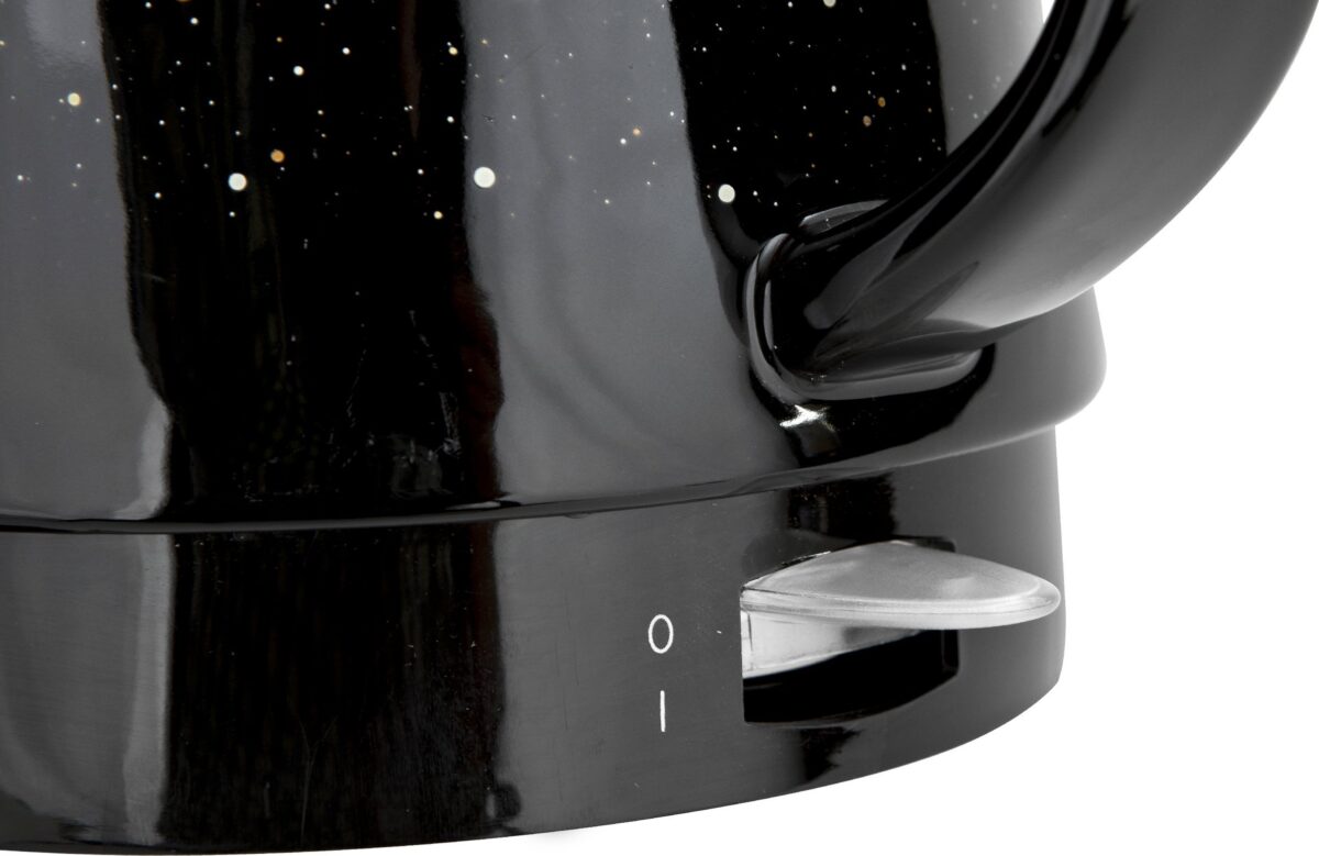Maestro Keraminis elektrinis virdulys | 1.5 L, 1500 W, Juodos ir aukso spalvų