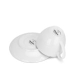 Fissman Porcelāna krūzīšu un apakštasīšu komplekts Floree | 2 pers., 270 ml - Image 4