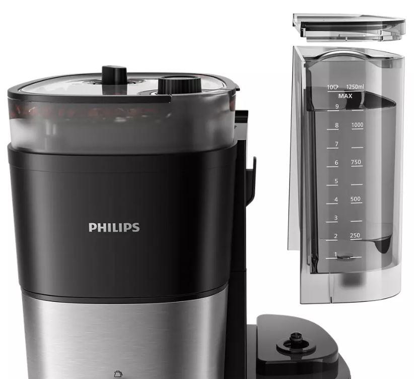 20be43cb-3fd2-4f0d-818b-96214ba9d7f5 PHILIPS "Grind & Brew" Kavos aparatas HD7900/50 | Su integruotu malūnėliu, 1.25L