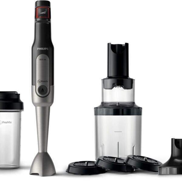 PHILIPS Viva Collection Iegremdējamais blenderis HR2657/90 | 800W, ProMix, Nerūsējošais tērauds