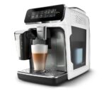 PHILIPS 3300 serijos Kavos aparatas EP3343/70 | LatteGo, 6 gėrimai, Baltas