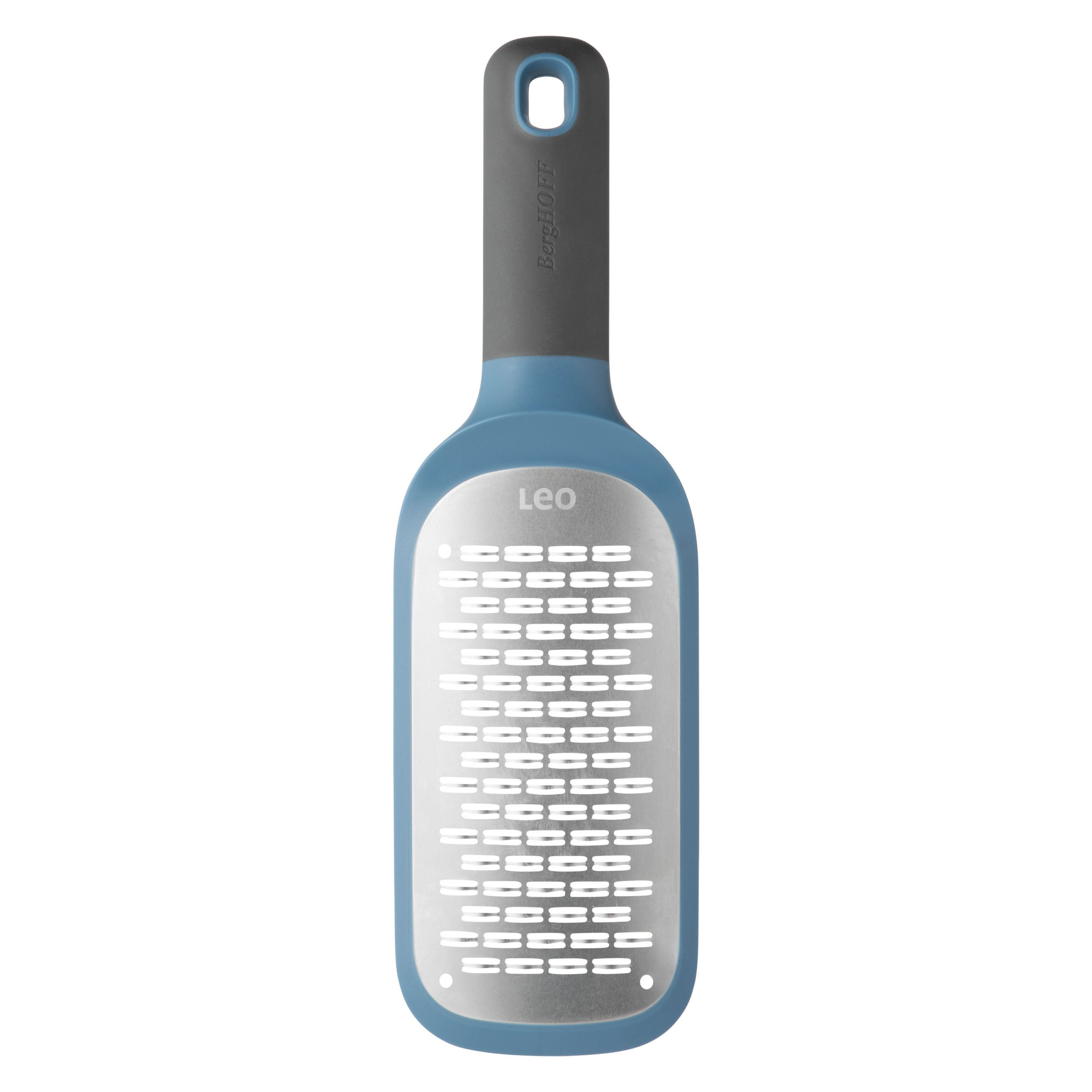 3950204-BergHOFF-LEO-Double-sided-ribbon-paddle-grater-01-scaled BergHOFF Divpusēja Rokas Rīve LEO | Smalkai un rupjai rīvēšanai | Zila - Image 1
