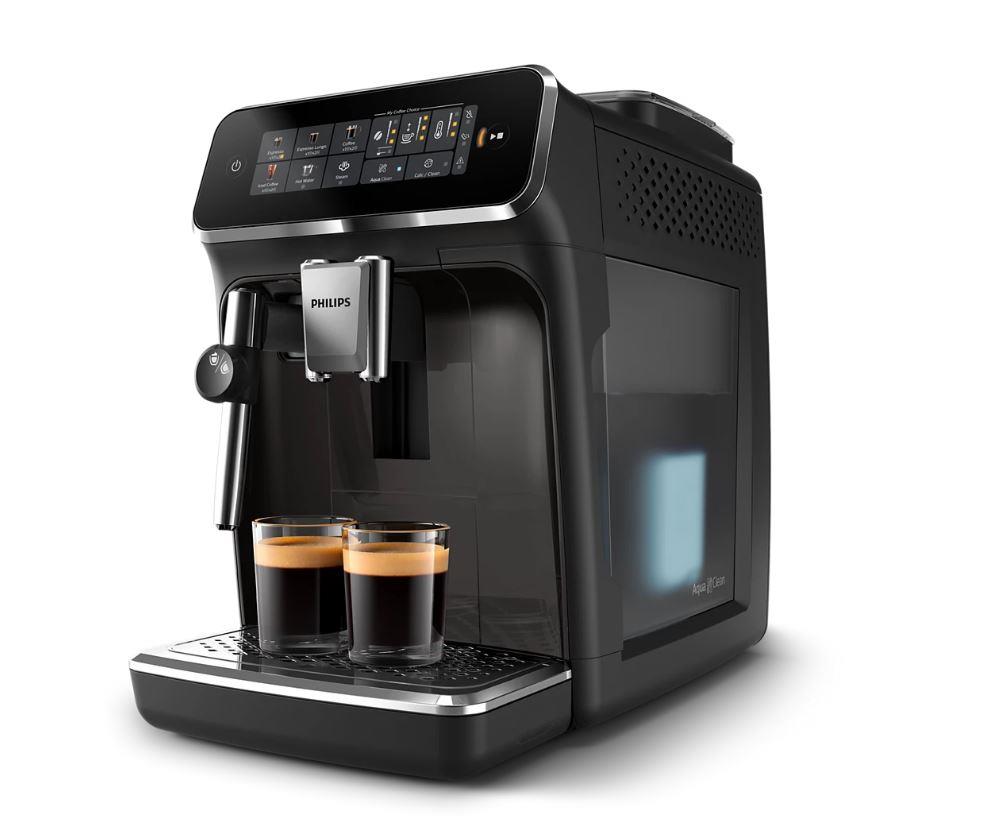 3b8898fe-a301-478b-8b99-95445d7c200f PHILIPS 3300 sērijas Kafijas automāts EP3324/40 | Klasiskais piena putotājs, Melns - Image 1