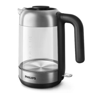 PHILIPS Virdulys HD9339/80 | 1.7 L, 2200 W, Stiklinis Korpusas, Juodas/Sidabrinis