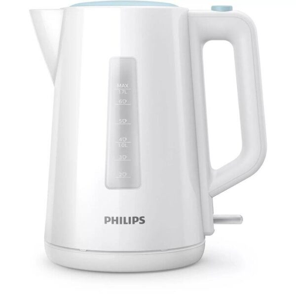 Philips Elektriskā tējkanna HD9318/70, 2200 W, 1.7 L | Balta, Noņemams kaļķakmens filtrs