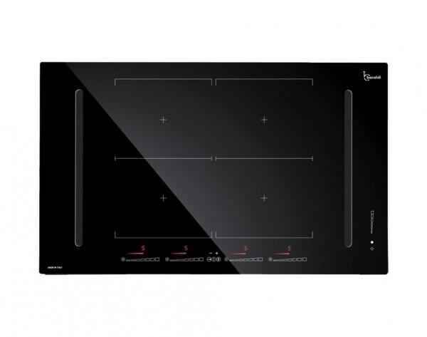 Indukcijas plīts virsma ar tvaika nosūcēju Baraldi Diamond Flexi | 83 cm, 2-in-1