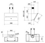 A+ Klases Vertikālais Tvaika Nosūcējs Baraldi One Wall | 60 cm, 700 m³/h, Īpaši Kluss - Image 2