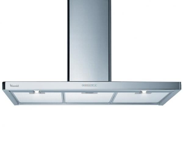 A klases tvaika nosūcējs Baraldi Dea Wall | 90 cm, nerūsējošais tērauds, itāļu dizains
