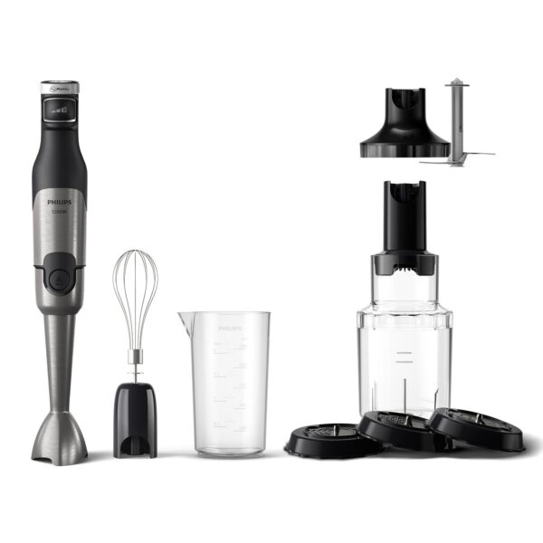 PHILIPS 5000 sērijas Iegremdējamais blenderis HR2684/00 | 1200W, ProMix, 4-in-1 ar spiralizatoru