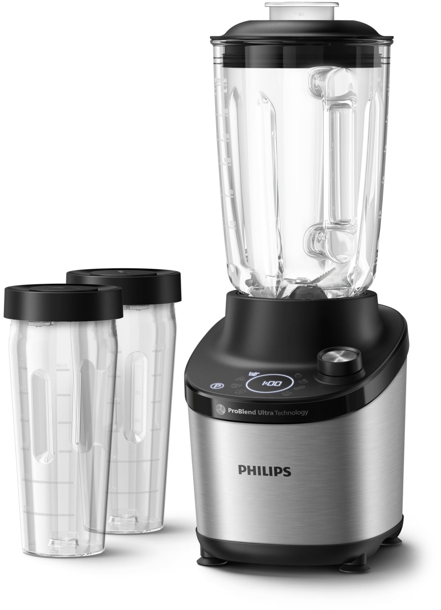 5d8d4922-74fe-4f55-9cfe-0322b2bbdc1d PHILIPS 7000 sērijas blenderis HR3760/10 | 1500W, 12 ātrumi, ProBlend Ultra, Stikla trauks - Image 1