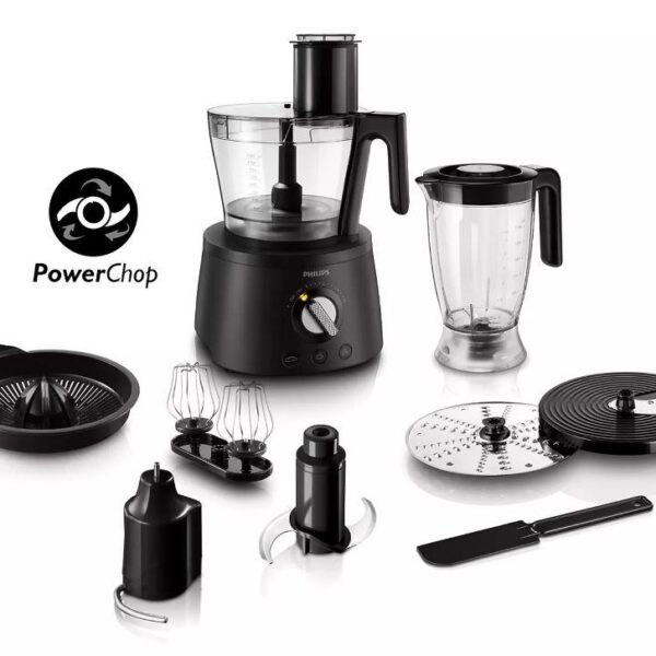 ĒDIENA APSTRĀDES IERĪCE/HR7776/9PHILIPS Virtuves kombains HR7776/90 | 1300 W, 3,4 L, 12 ātrumi, nerūsējošais tērauds0 PHILIPS