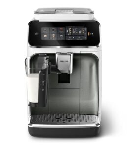 PHILIPS 3300 serijos Kavos aparatas EP3343/70 | LatteGo, 6 gėrimai, Baltas