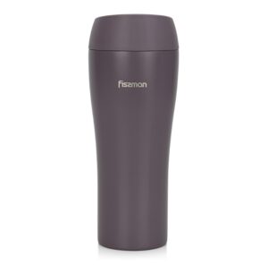 Fissman Termosinis puodelis | 420 ml, Rudas, Su užraktu