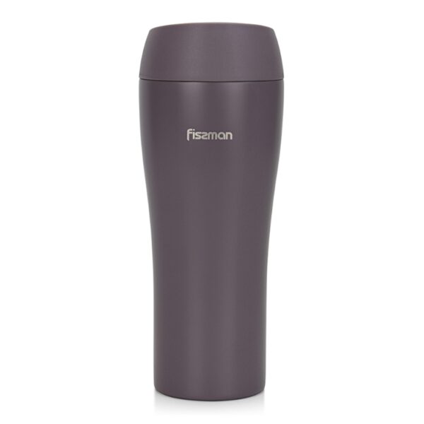 Fissman Termosinis puodelis | 420 ml, Rudas, Su užraktu