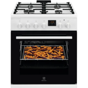 Dujinė Viryklė Electrolux | 50 cm, SteamBake, AirFry, Balta