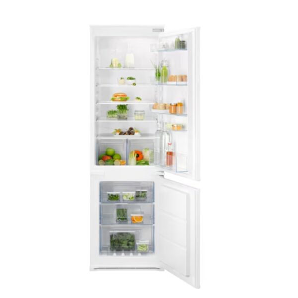 178 cm. įmontuojamas šaldytuvas su šaldikliu Electrolux