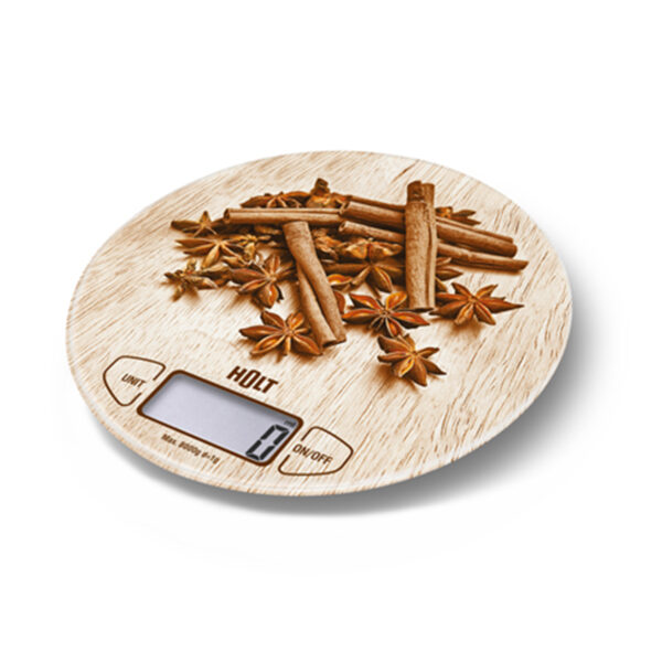 HOLT Virtuves svari HT-KS-003 Cinnamon | Līdz 8kg, 1g precizitāte, Taras funkcija