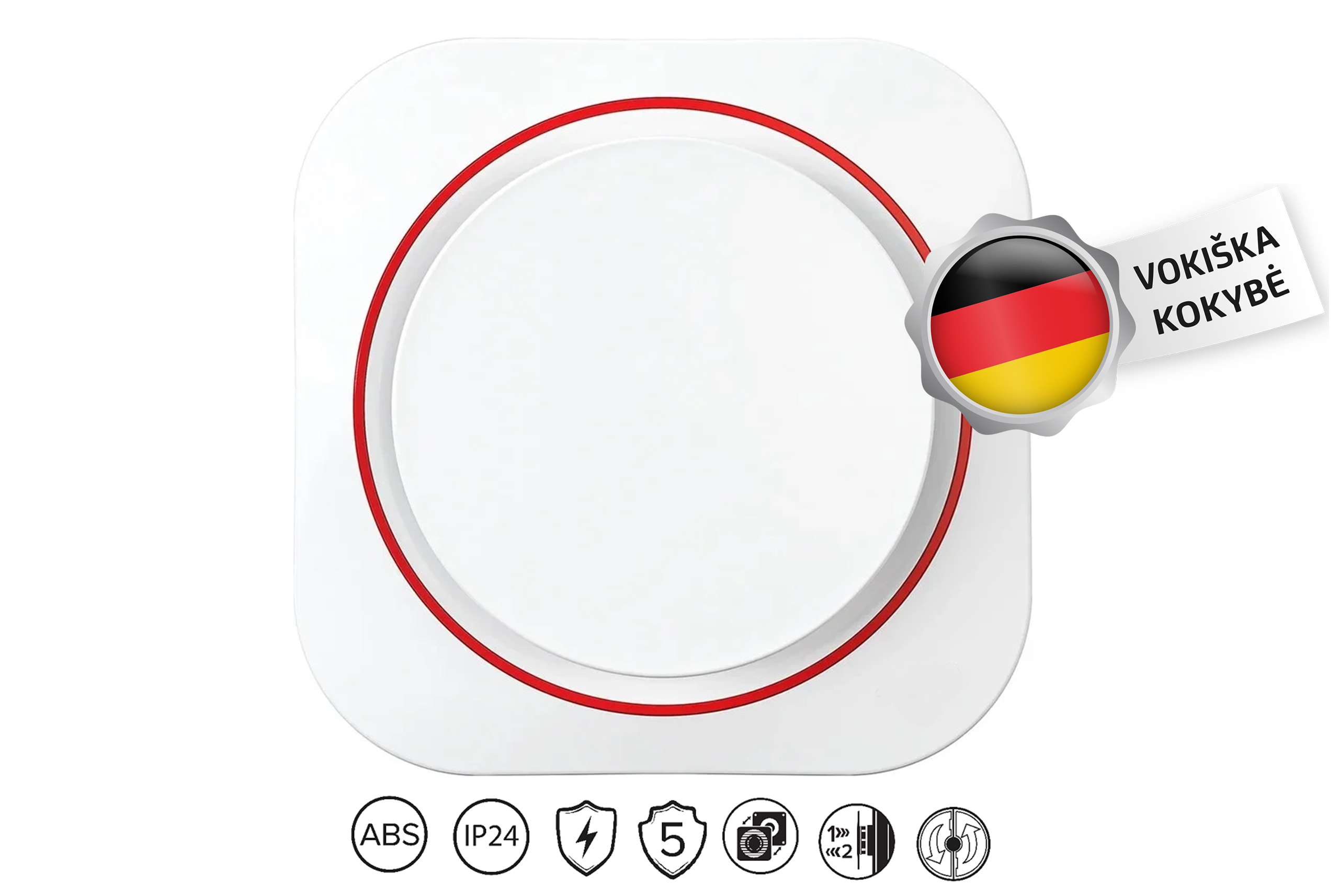 Vonios-Ventiliatorius-Vlano-MOON-100-125-Paprasta-Komplektacija-⌀100-125-mm-2 Vlano MOON 125 Vannas istabas ventilators (Vienkārša komplektācija) ⌀125 mm | Kluss, ar gultņiem - Image 1