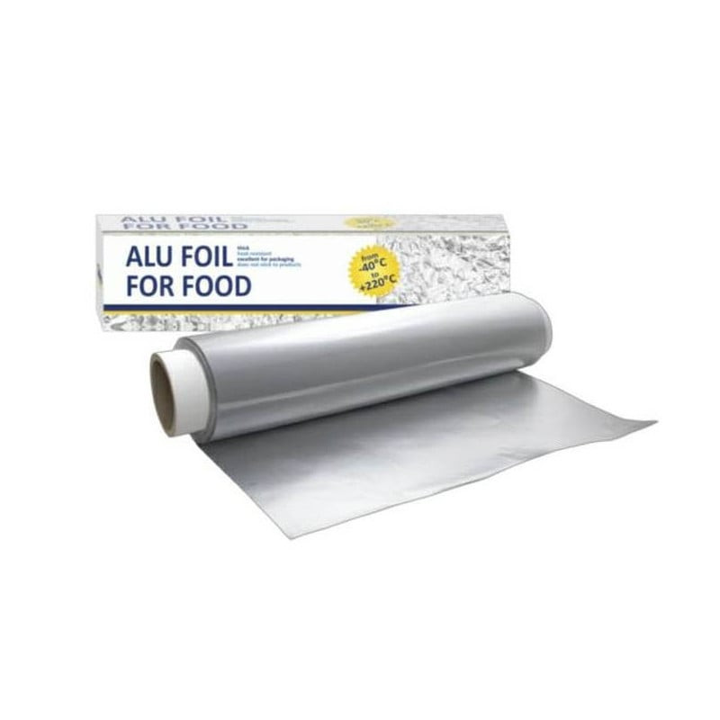 aliuminio-folija-clarina-13-mikronu-75mx29cm CLARINA Alumīnija Folija 75 m x 29 cm | Īpaši Bieza (13 µm), Profesionālai Lietošanai - Image 1