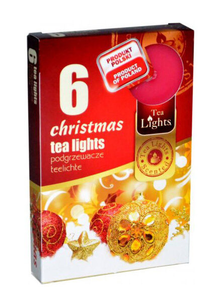 Aromatizētas tējas sveces "Christmas", 6 gab. | Ziemassvētku aromāts