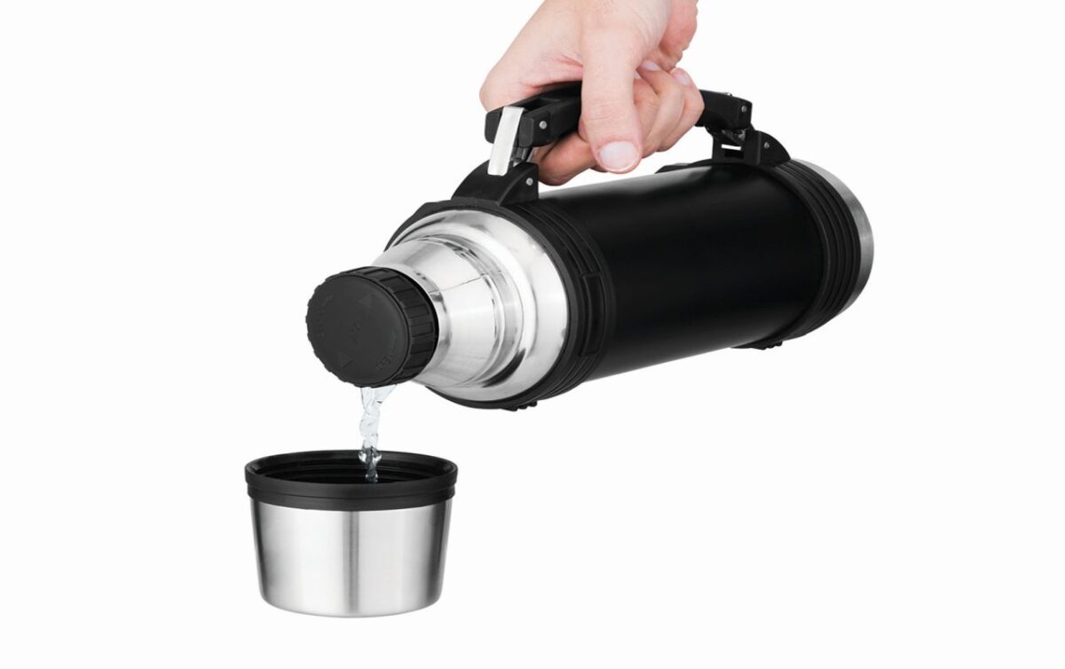 BergHOFF Termoss Outdoor 1 L | Saglabā siltumu 18 stundas, ar krūzi un rokturi. - Image 3