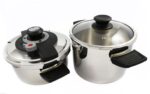 BergHOFF Spiedienu katlu komplekts VITA 2 gab. (4L un 7L), 22 cm | Ātra gatavošana, piemērots indukcijai