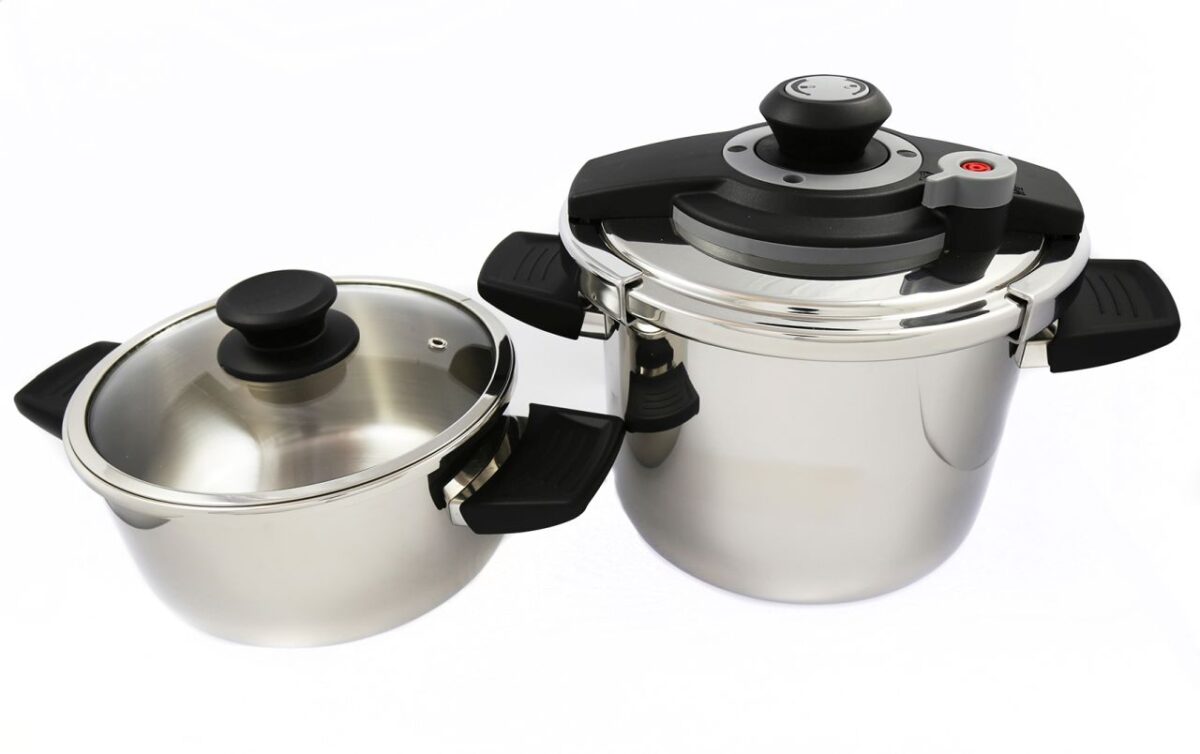 BergHOFF Spiedienu katlu komplekts VITA 2 gab. (4L un 7L), 22 cm | Ātra gatavošana, piemērots indukcijai - Image 2