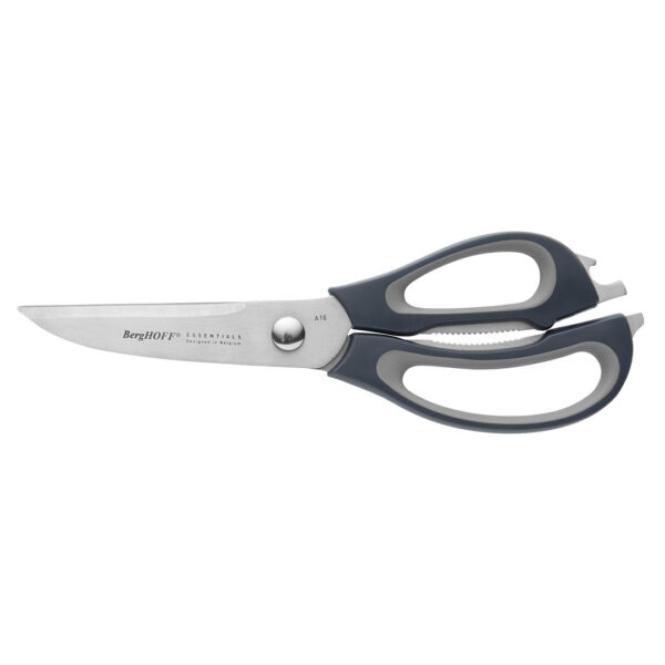 BergHOFF Daudzfunkcionālas virtuves šķēres Essentials 22 cm | Nerūsējošais tērauds, ar pudeļu attaisāmo