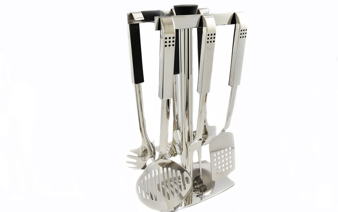 berghoff-1110936 BergHOFF 7 daļu virtuves piederumu komplekts Orion | Ar statīvu - Image 1