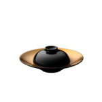 BergHOFF Servēšanas Komplekts (Šķīvis un Bļoda) Gem Black & Gold | Moderna greznība