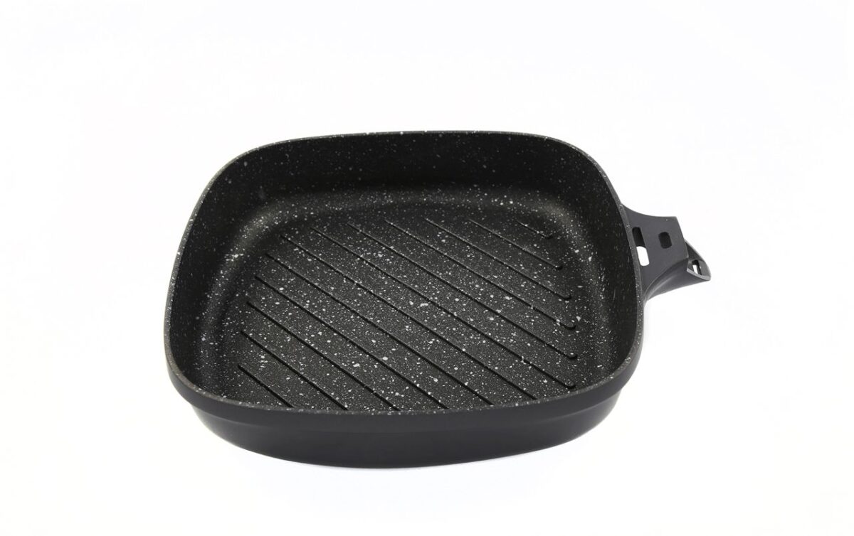 BergHOFF Grillpanna GEM 24 cm ar Noņemamu Rokturi | Perfektām grila svītrām - Image 3