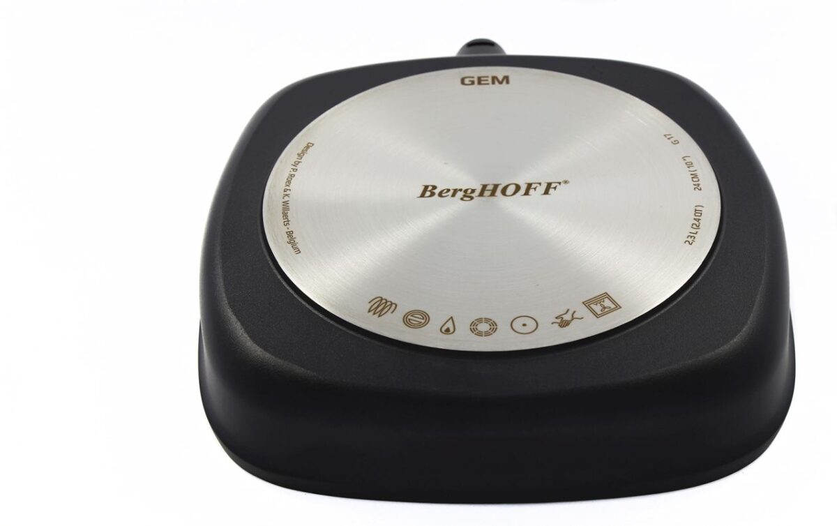 BergHOFF Grillpanna GEM 24 cm ar Noņemamu Rokturi | Perfektām grila svītrām - Image 4