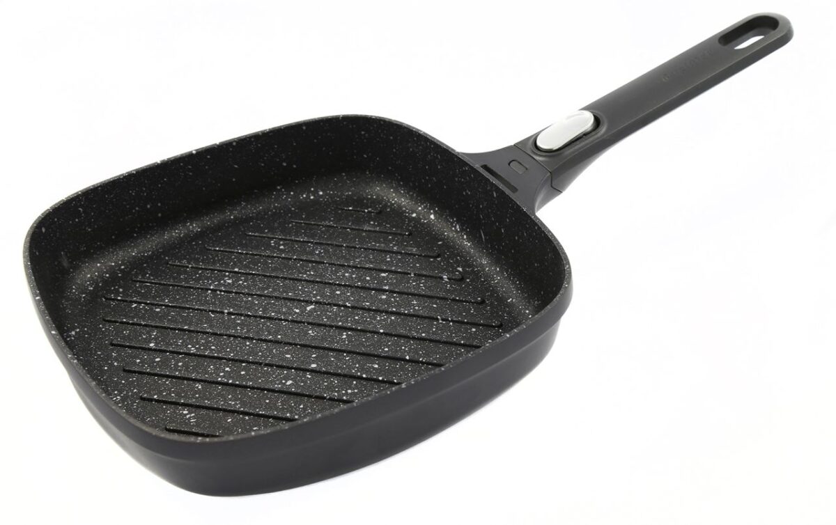 BergHOFF Grillpanna GEM 28 cm ar Noņemamu Rokturi | Ģimenes izmēra cepšanai - Image 1