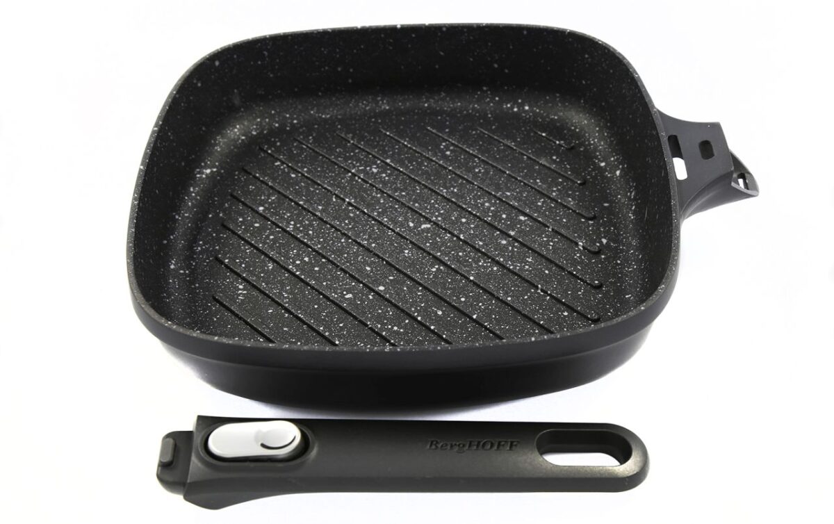 BergHOFF Grillpanna GEM 28 cm ar Noņemamu Rokturi | Ģimenes izmēra cepšanai - Image 2