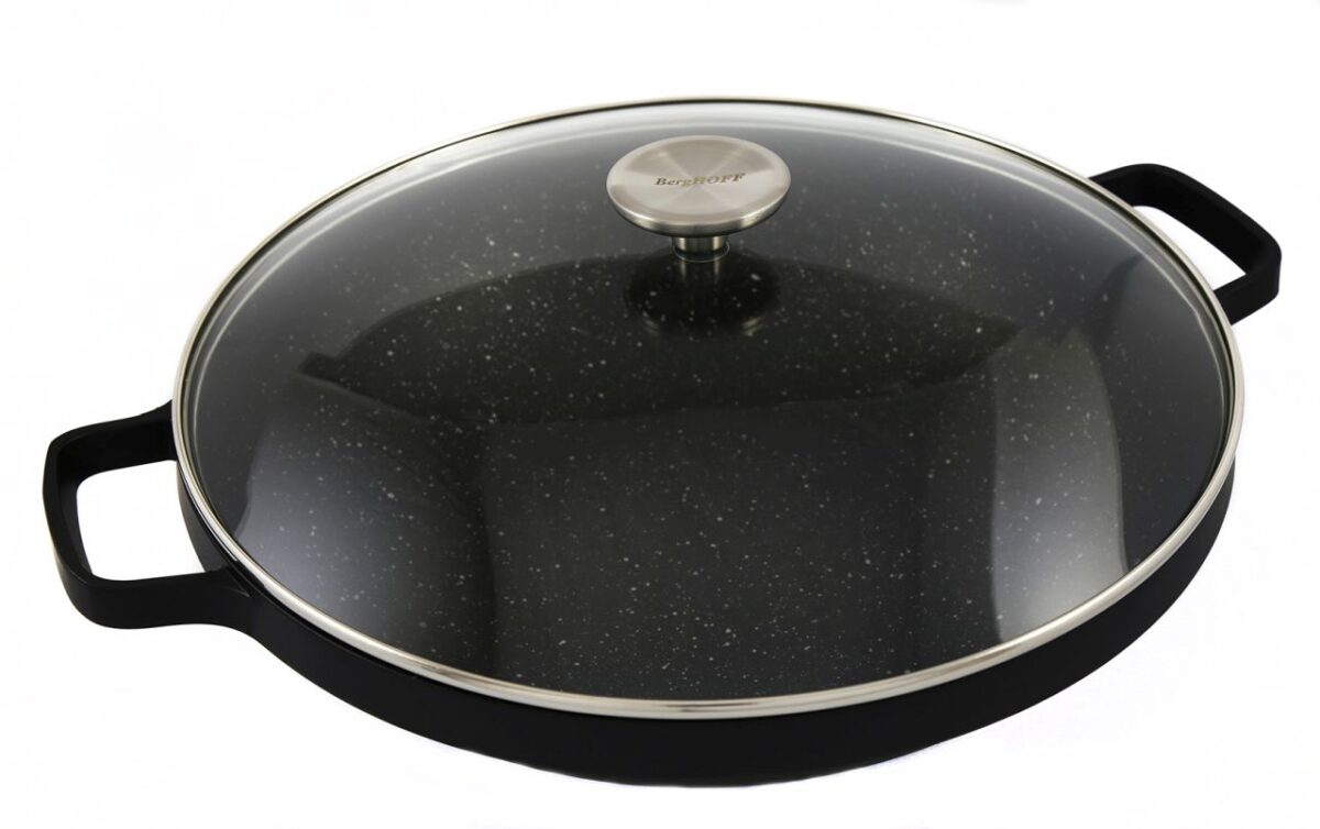 BergHOFF WOK panna GEM 32 cm ar vāku | Āzijas virtuvei un sautējumiem - Image 1