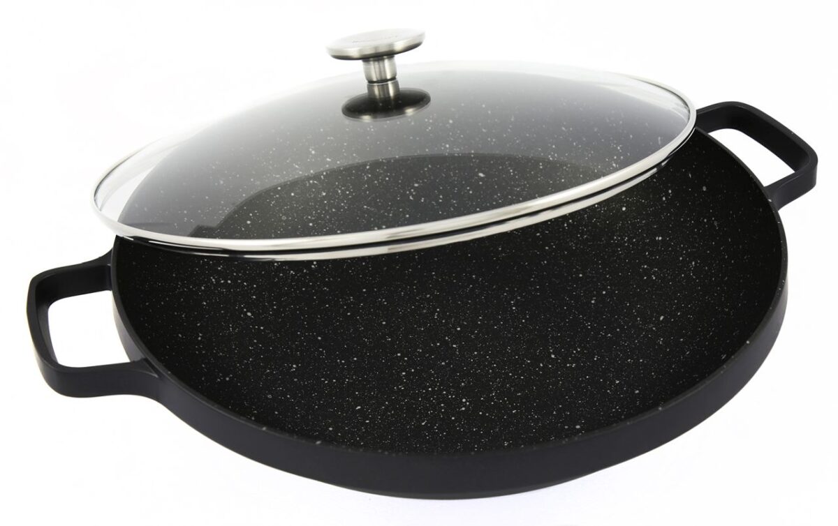 BergHOFF WOK panna GEM 32 cm ar vāku | Āzijas virtuvei un sautējumiem - Image 2