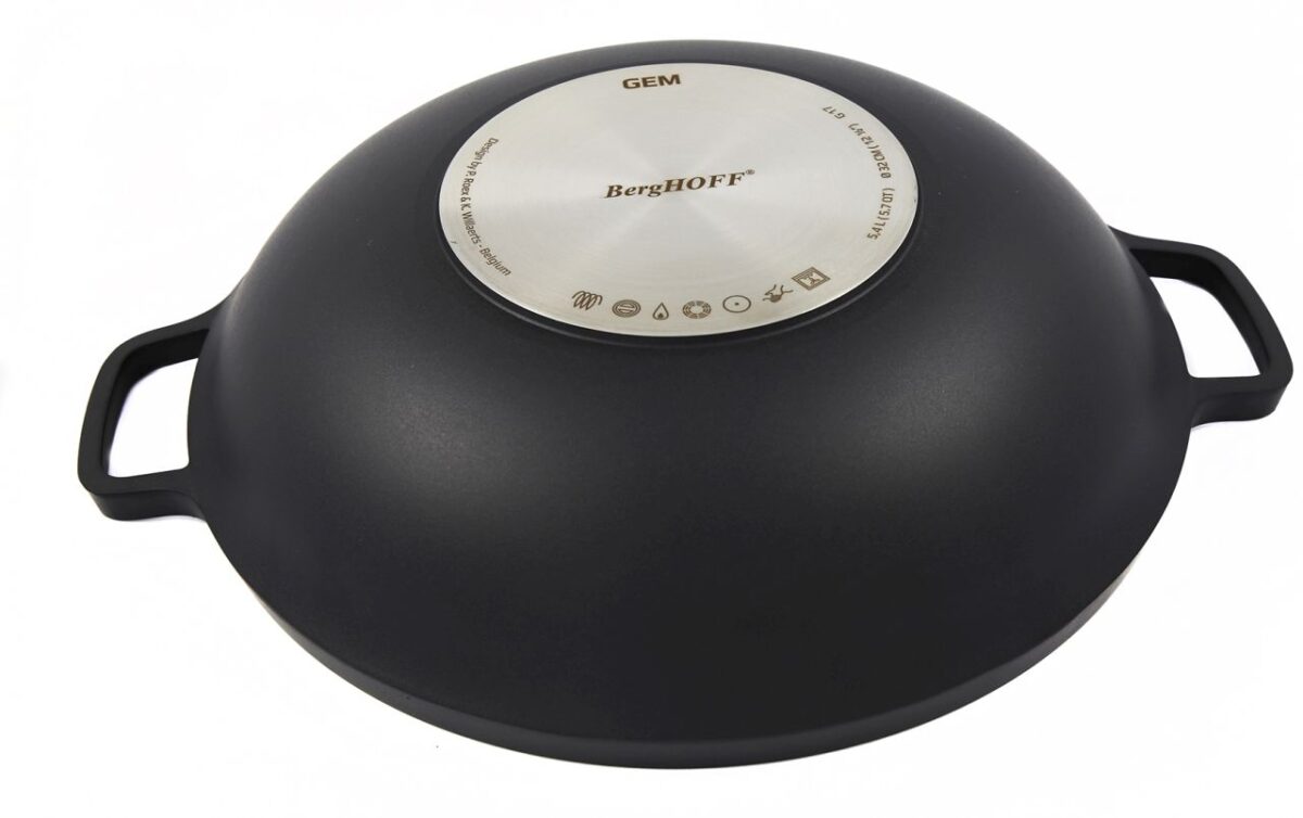 BergHOFF WOK panna GEM 32 cm ar vāku | Āzijas virtuvei un sautējumiem - Image 4