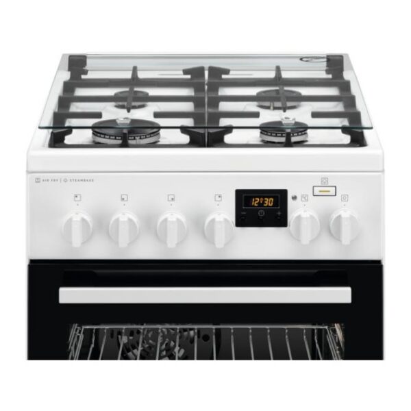 Gāzes plīts AEG ar el. cepeškrāsni | 50 cm, SteamBake, AirFry