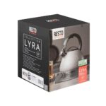 Resto Švilpiantis virdulys 90605, 2.7 L | Nerūdijančio plieno, Tinka indukcijai