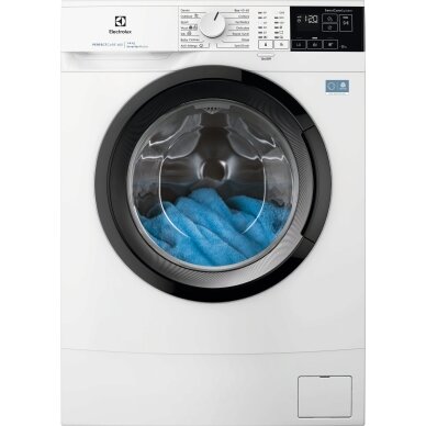 Šaura veļas mazgājamā mašīna Electrolux 600 SensiCare | 38 cm dziļums, 6 kg, A klase